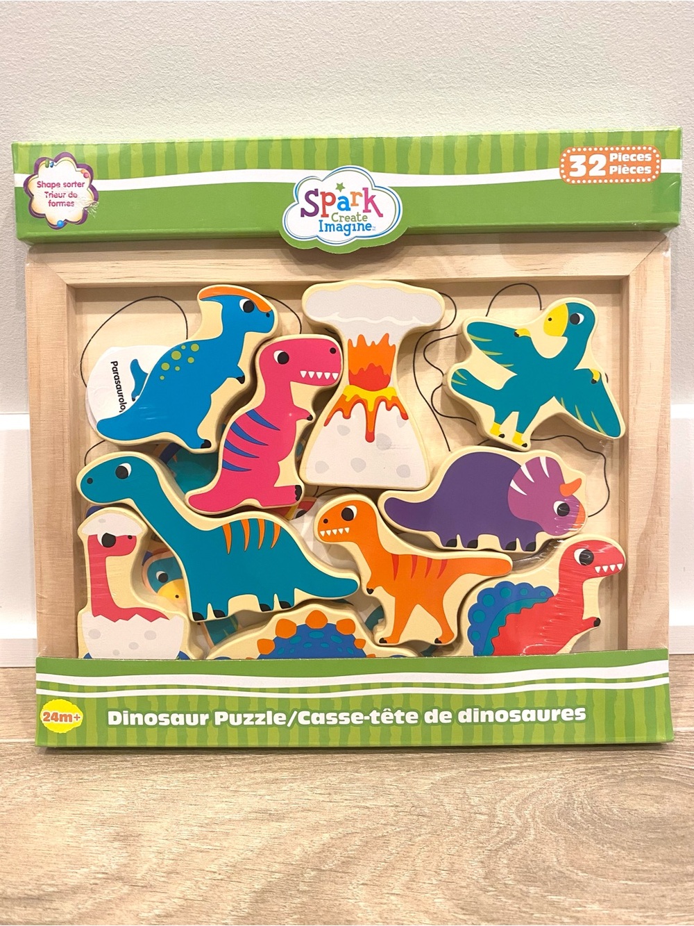 Kids Wooden Dinosaur Toys